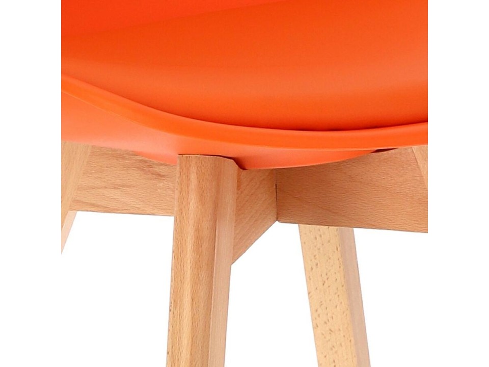 Krzesło Norden Cross PP pomarańcz. 1614 - Intesi